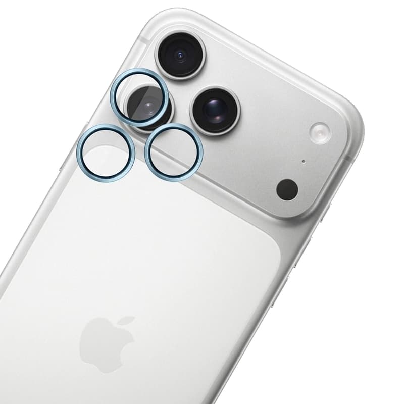 3mk HARDY Lens Protection Pro - Camera Lens Glass for iPhone 17 Pro / iPhone 17 Pro Max (Ocean Blue) 8