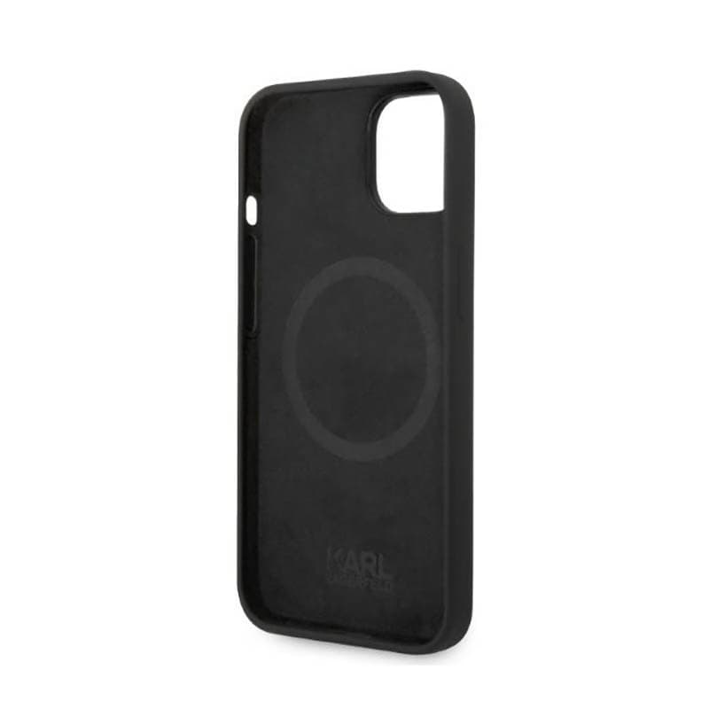 Karl Lagerfeld Liquid Silicone Karl & Choupette MagSafe - Case for iPhone 14 Plus (Black) 7