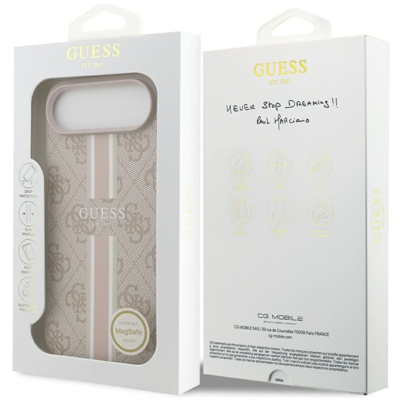 Guess 4G Printed Stripes MagSafe - Case iPhone Air (pink) 8