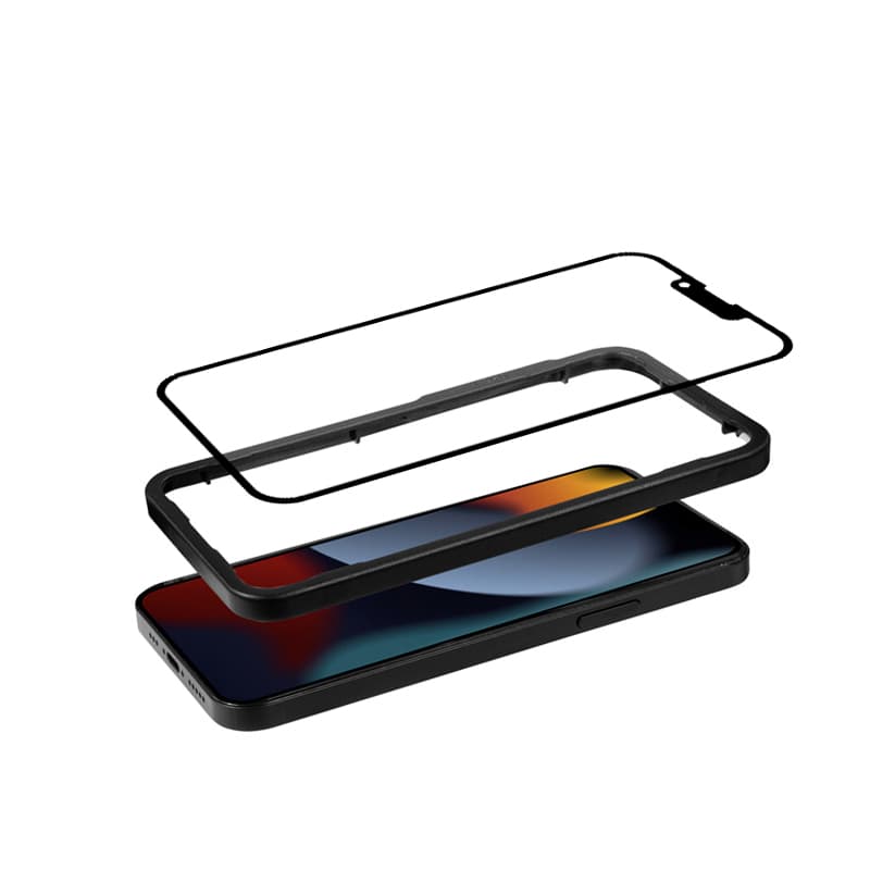 Crong Anti-Bacterial 3D Armor Glass – 9H Tempered Glass for Full Screen iPhone 14 Plus / iPhone 13 Pro Max + Installation Frame 3