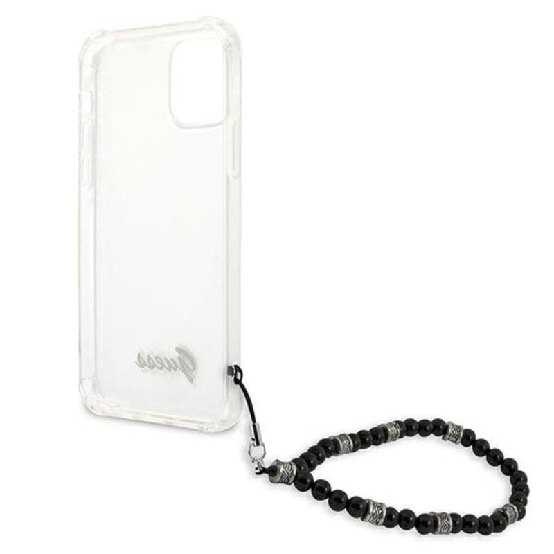 Guess Black Pearl Strap - Case iPhone 12 Pro Max (Clear) 7