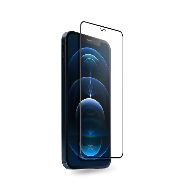 Crong Anti-Bacterial 3D Armor Glass – 9H Tempered Glass for iPhone 12 / iPhone 12 Pro Full Screen + Installation Frame 3