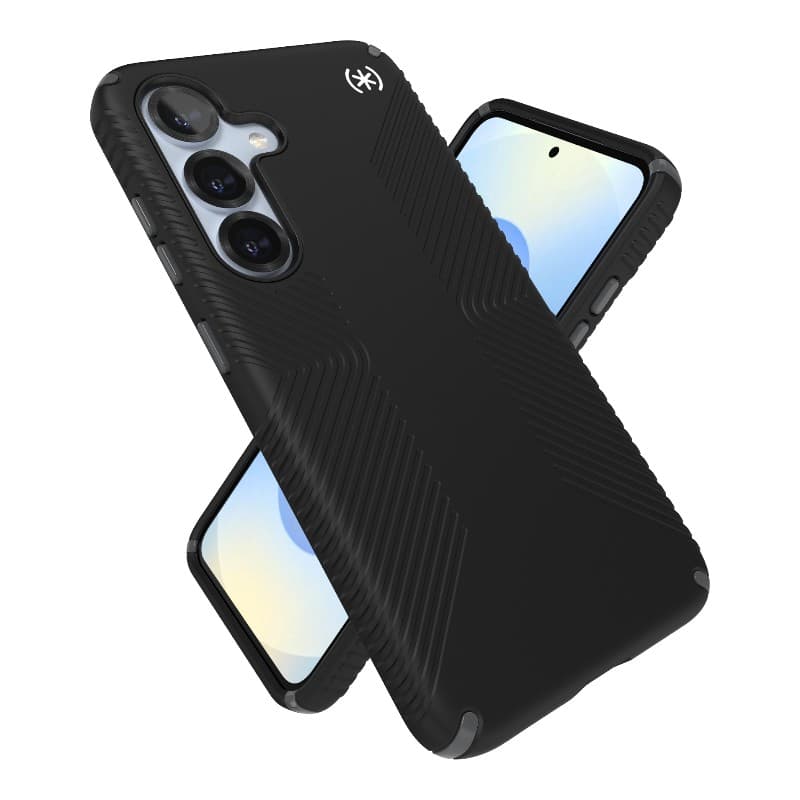 Speck Presidio2 Grip - Samsung Galaxy S25 / S24 Case (Black/Slate Gray/White) 8