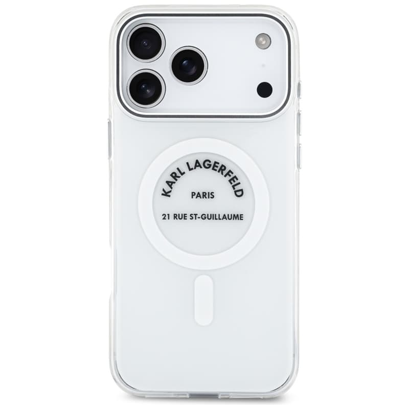 Karl Lagerfeld IML Karl RSG Logo MagSafe - Case for iPhone 17 Pro Max (transparent) 3