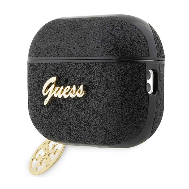 Guess 4G Glitter Flake - Case for Apple AirPods Pro 2 (Black) 3