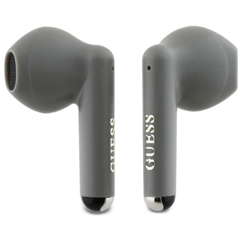 Guess Printed Classic Logo - Bluetooth TWS Headphones + Charging Case (Gray) 2