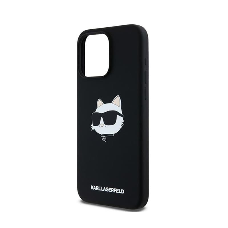 Karl Lagerfeld Silicone Choupette Head MagSafe - iPhone 15 Pro Max Case (black) 6
