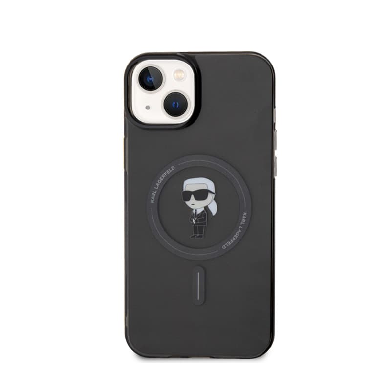 Karl Lagerfeld IML Ikonik MagSafe - Case for iPhone 15 Plus (Black) 3