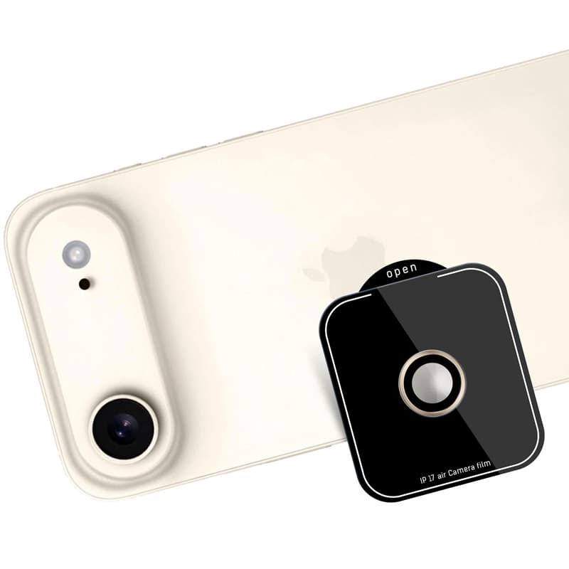 3mk Lens Protection Pro - Camera Lens Glass for iPhone Air (Titanium Gold) 7