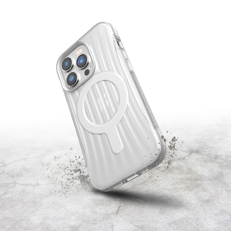X-Doria Raptic Clutch MagSafe - Biodegradable case for iPhone 14 Pro (Drop-Tested 3m) (Clear) 6
