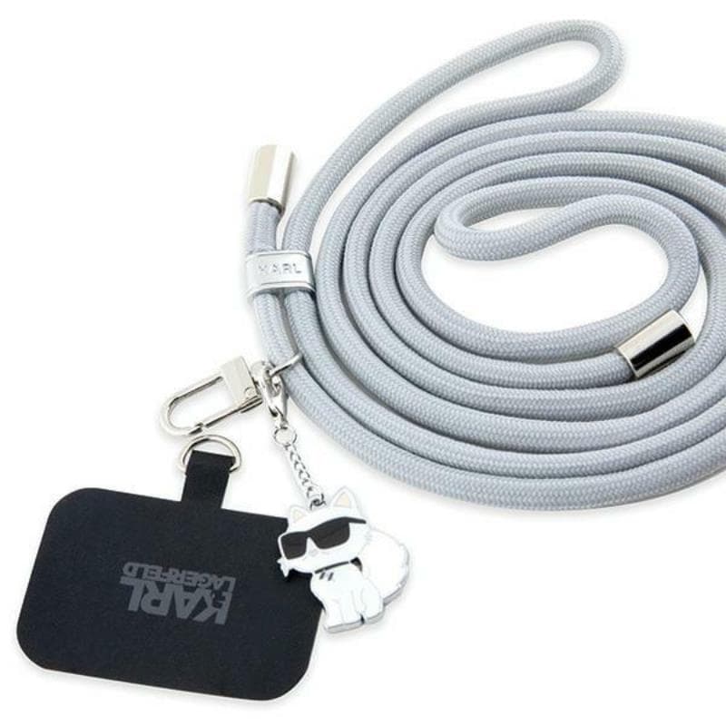 Karl Lagerfeld CBDY Cord - Universal phone strap (grey) 1