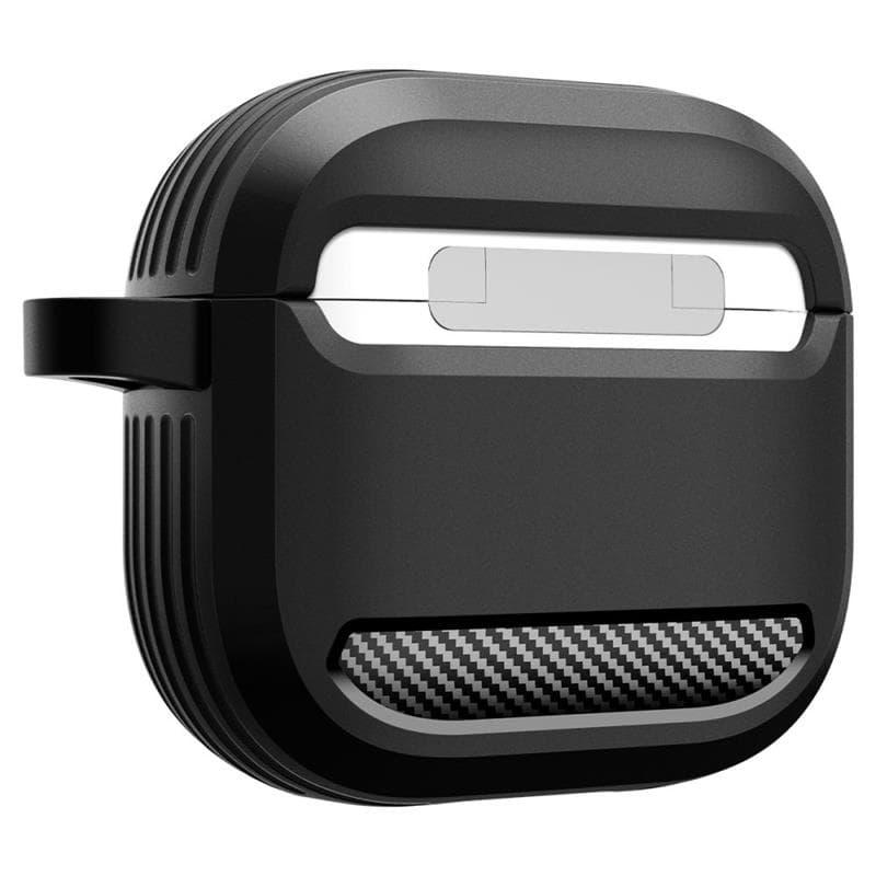 Spigen Rugged Armor - Case for Apple AirPods 4 (Matte Black) 6