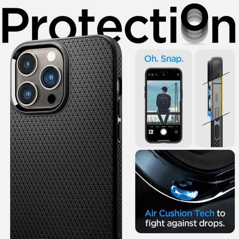 Spigen Liquid Air - Case for iPhone 14 Pro (Black) 5