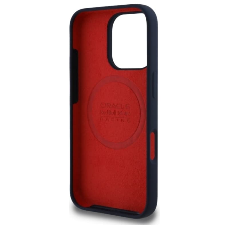 Red Bull Silicone Horizontal Logo MagSafe - iPhone 16 Pro Max Case (Navy Blue) 7