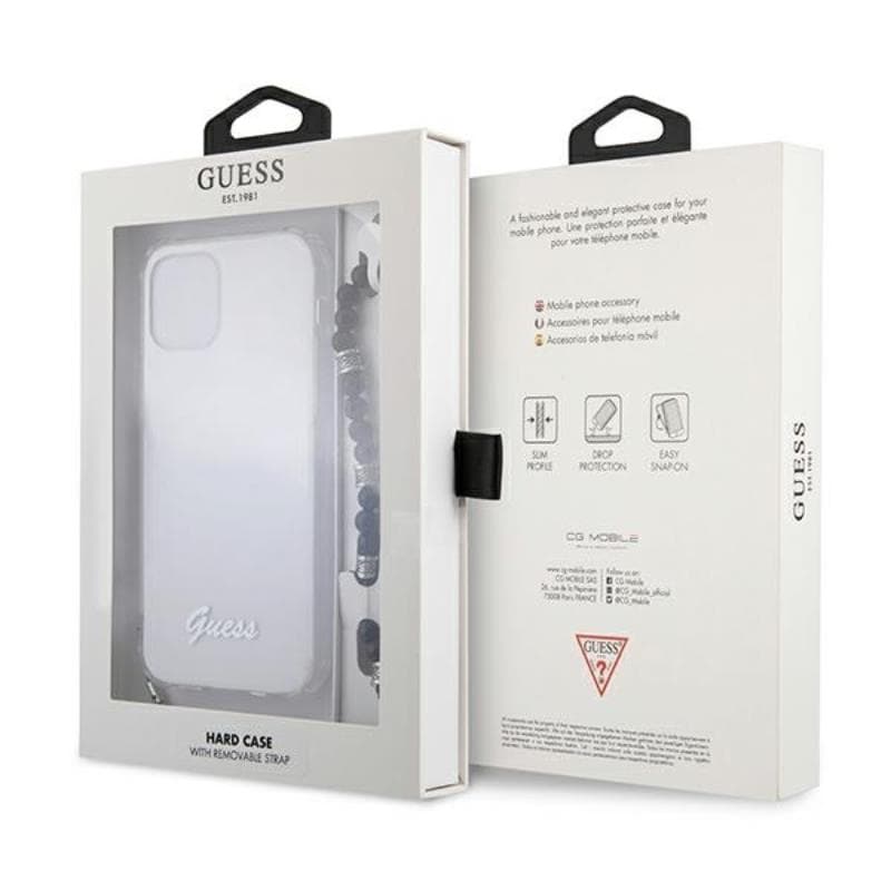 Guess Black Pearl Strap - Case iPhone 12 Pro Max (Clear) 8