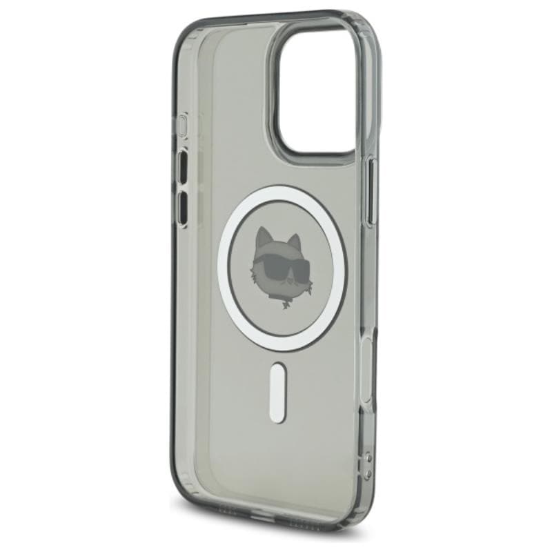 Karl Lagerfeld IML Metal Choupette Head MagSafe - Case for iPhone 16 Pro (black) 7