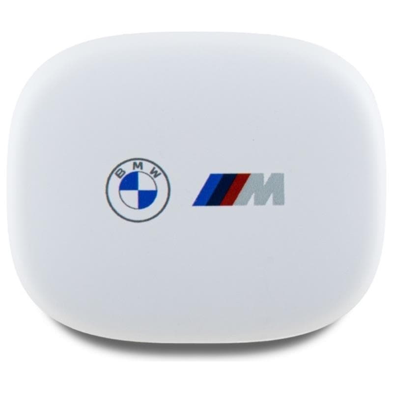 BMW Printed Logos - Bluetooth TWS Headphones ENC + Charging Case (White) 3