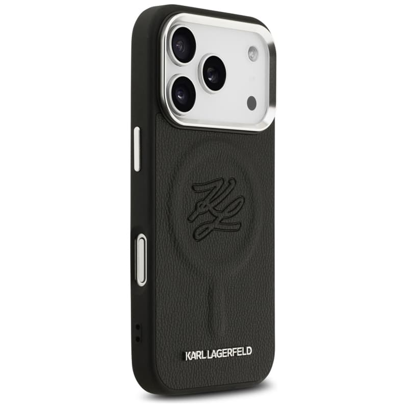 Karl Lagerfeld Initial & Metal Logo MagSafe - Case for iPhone 17 Pro Max (black) 4