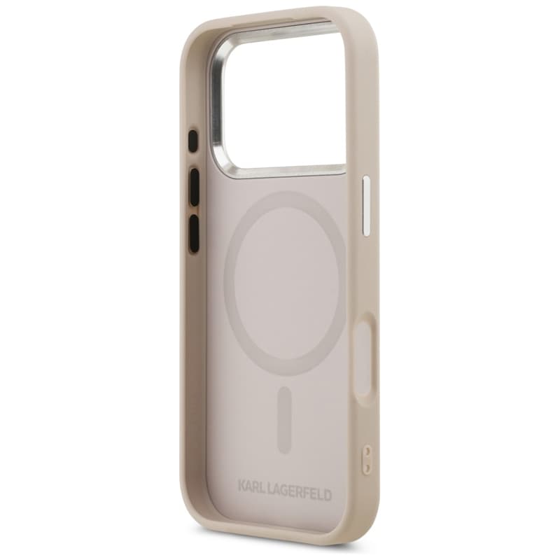 Karl Lagerfeld Karl & Choupette Pins MagSafe - Case for iPhone 17 Pro (pink) 7