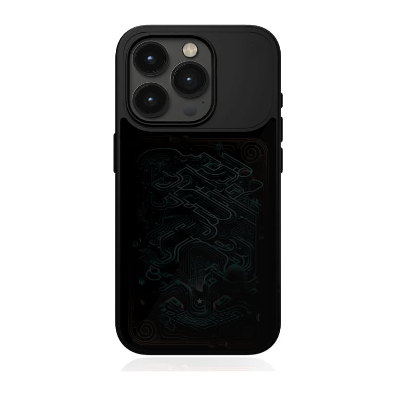 STM Reveal Warm MagSafe - Case for iPhone 15 Pro Max (Black Realm) 2