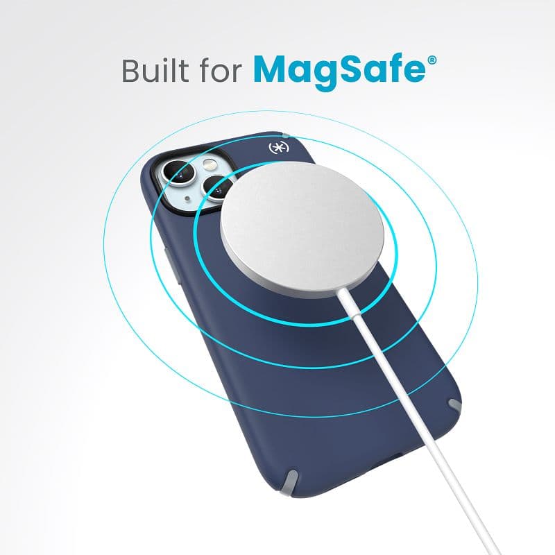 Speck Presidio2 Pro MagSafe - iPhone 17e / 16e / 15 / 14 / 13 Case (Coastal Blue / Dust Gray / White) 2