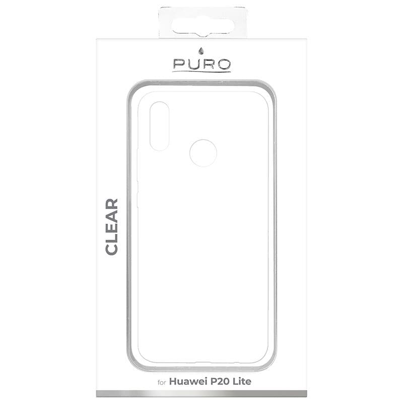 PURO Clear Cover - Case Huawei P20 Lite (2018) 5.8 "(Transparent) 3