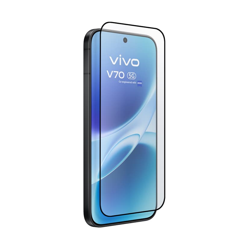 Crong 3D Armour Glass Lite - Full Glue Tempered Glass for Vivo V70 5G 1