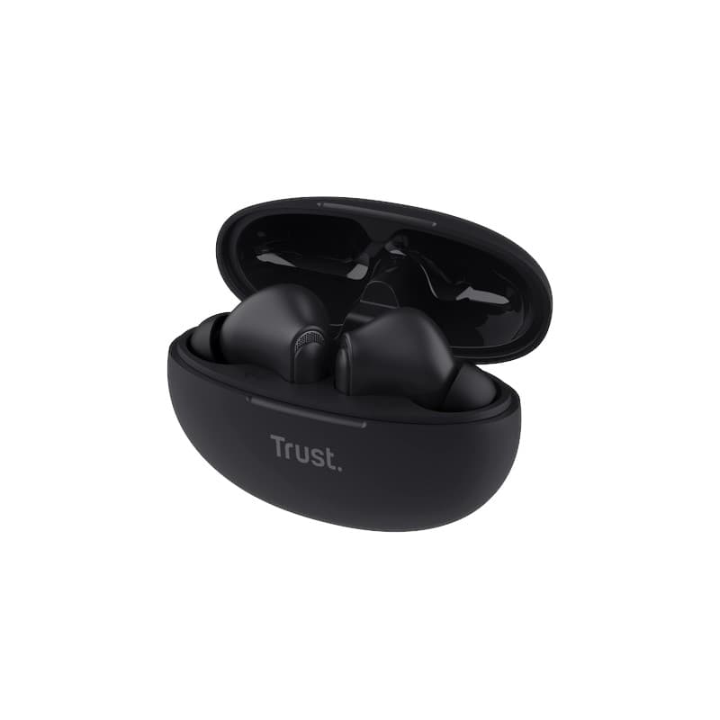 Trust Yavi - Wireless In-Ear Bluetooth TWS Earbuds with Charging Case & ENC (Black) 4