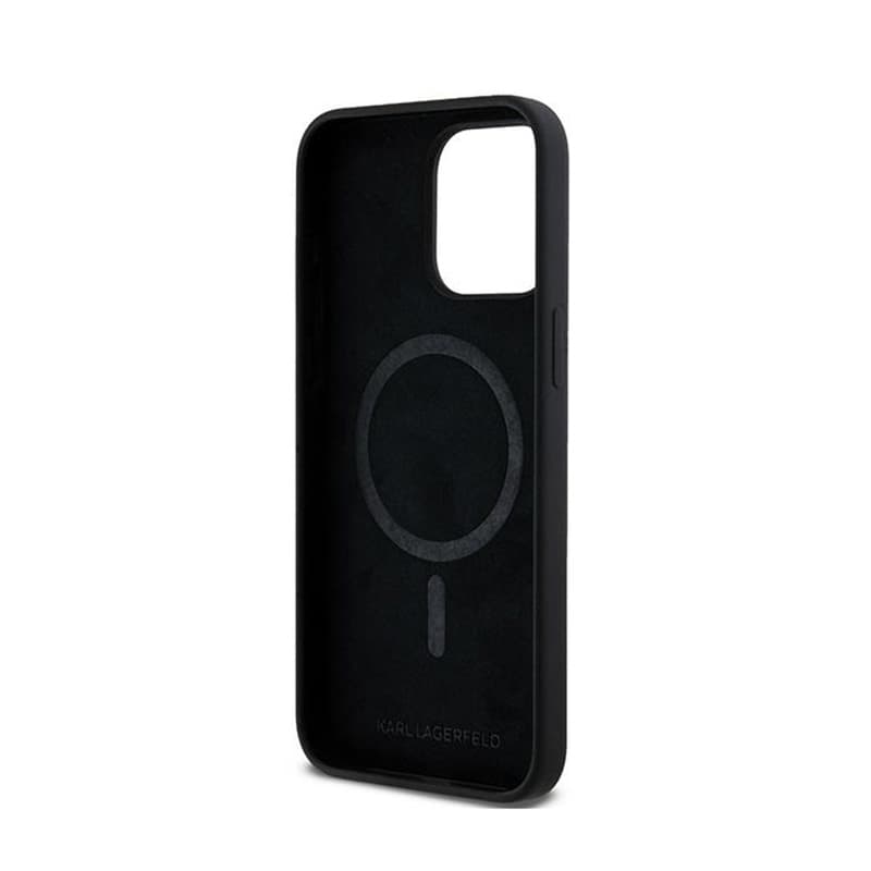 Karl Lagerfeld Silicone Choupette Head MagSafe - iPhone 15 Pro Max Case (black) 7