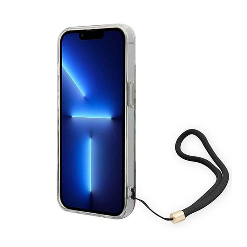 Guess Flower Cord - Case for iPhone 14 (Blue) 4