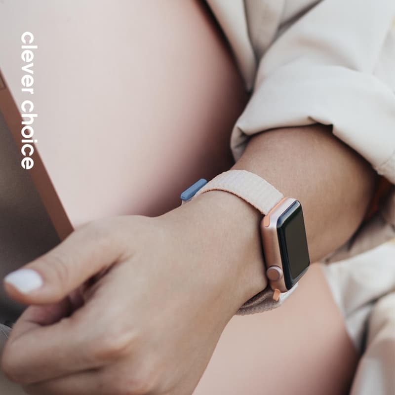 Crong Nylon - Sport Band for Apple Watch 38/40/41/42 mm (Starlight) 4