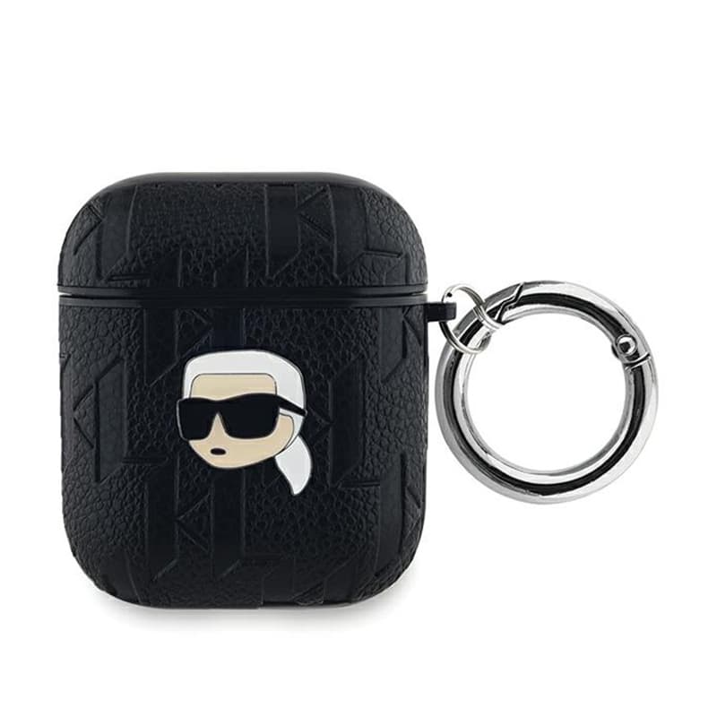 Karl Lagerfeld Monogram Karl Head - AirPods 1/2 gen case (black) 1