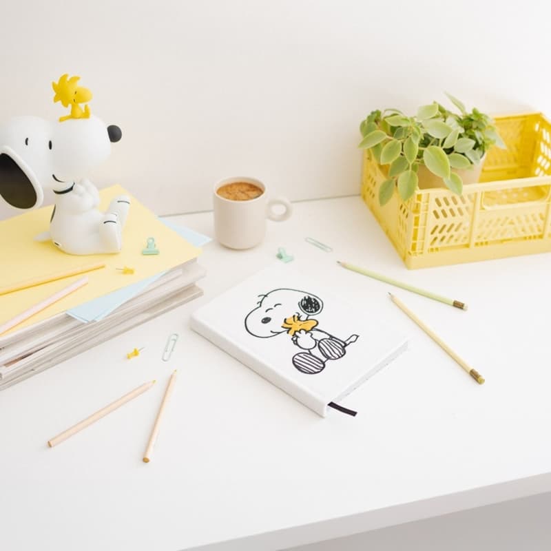 Snoopy - Plush notebook / notebook A5 from the Lazy Days collection 8