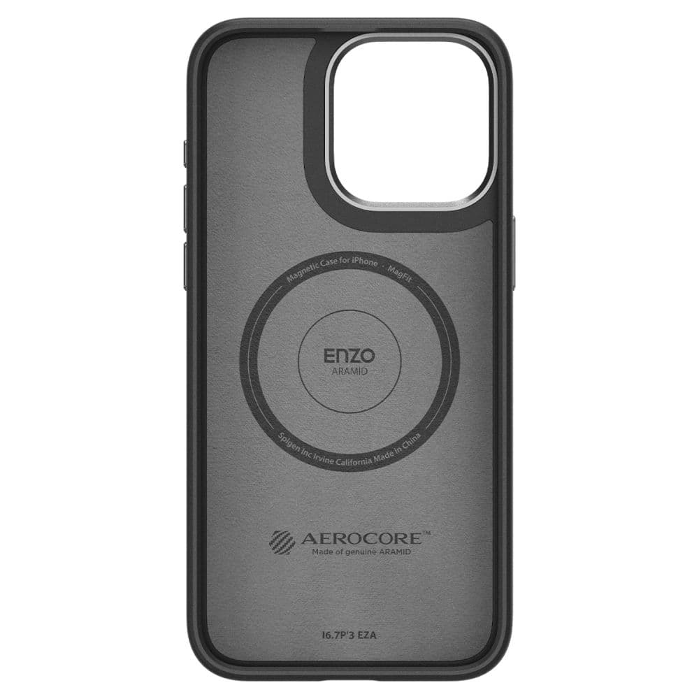 Spigen Enzo Aramid Mag MagSafe - Case iPhone 15 Pro (Black) 4