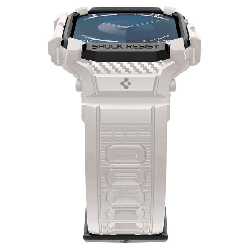 Spigen Rugged Armor Pro - Band with Case for Apple Watch 10 46 mm (Dune Beige) 5