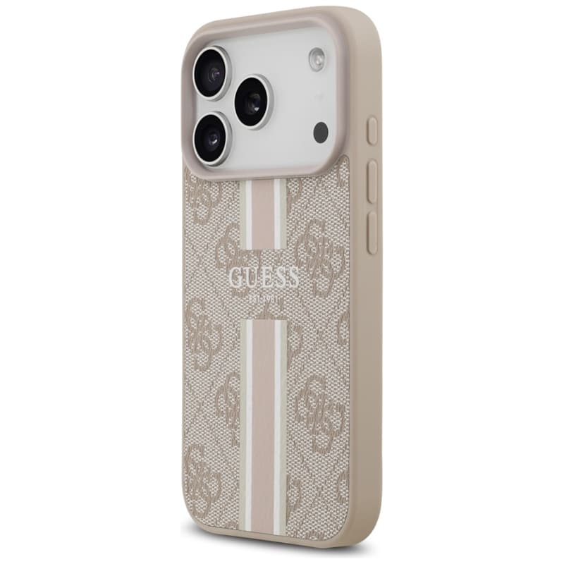 Guess 4G Printed Stripes MagSafe - Case iPhone 17 Pro (pink) 2