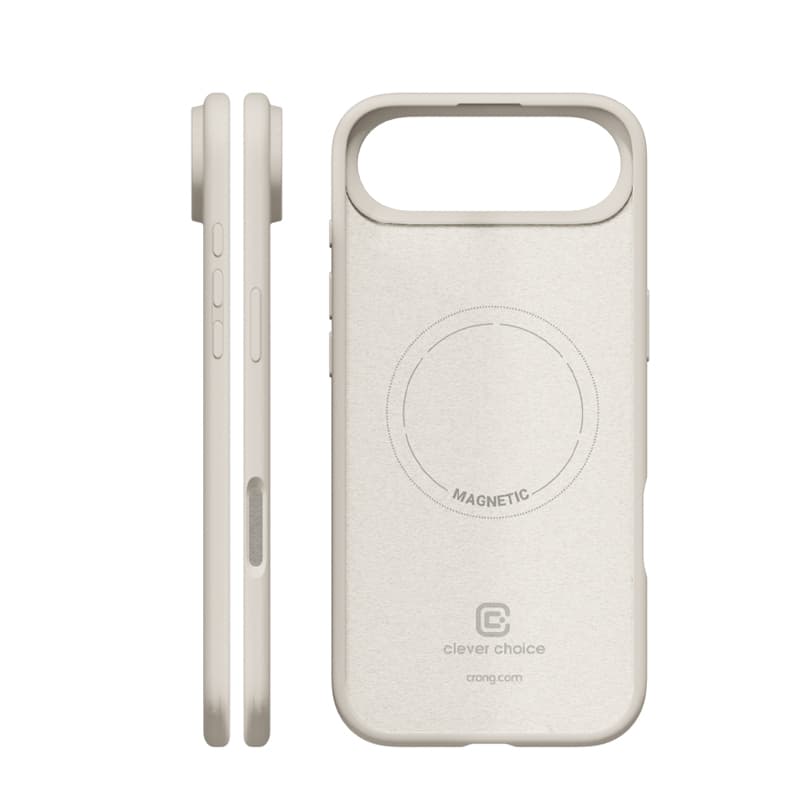 Crong Color Cover Magnetic - MagSafe iPhone Air Case (Stone Beige) 2