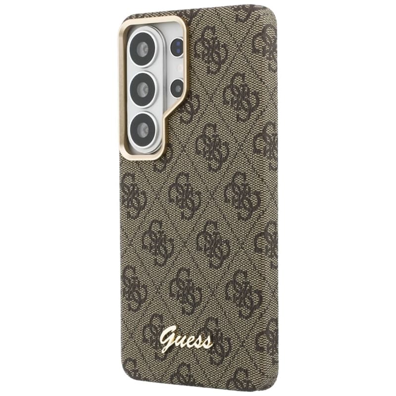 Guess 4G Script MagSafe - Samsung Galaxy S26 Ultra Case (Brown) 2