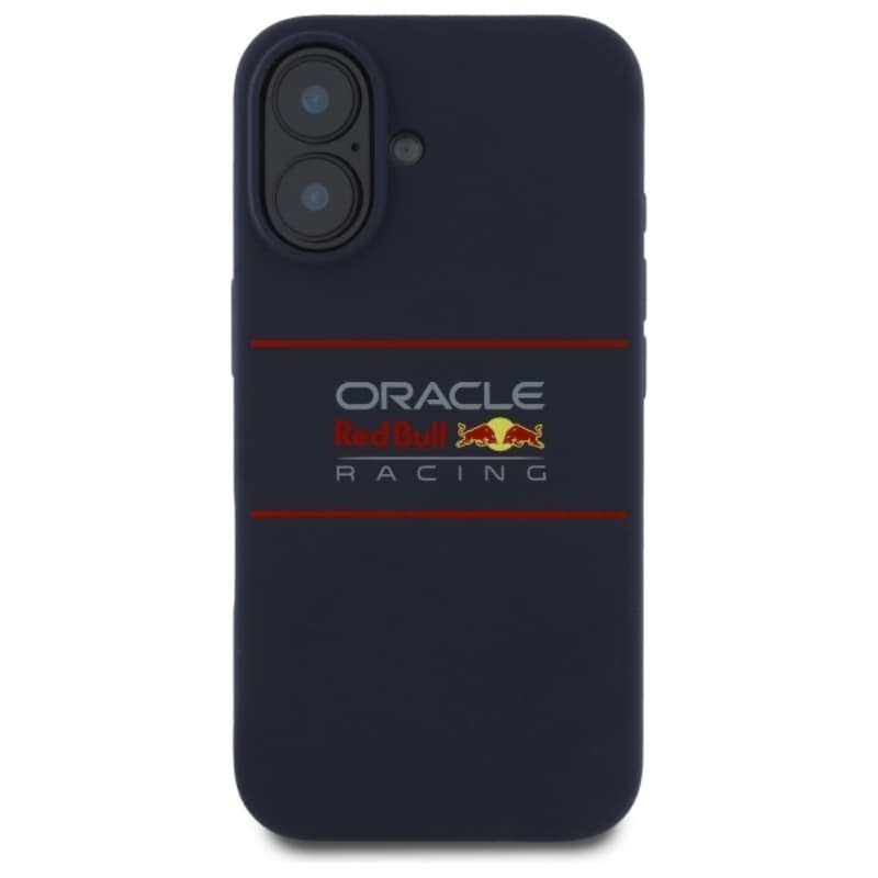 Red Bull Silicone Horizontal Logo MagSafe - iPhone 16 Plus Case (Navy Blue) 3