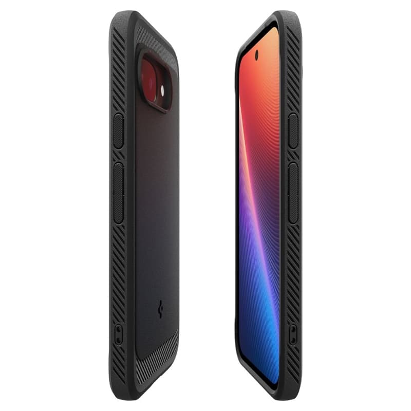 Spigen Rugged Armor Mag MagSafe - Case for Google Pixel 9a (Matte Black) 6