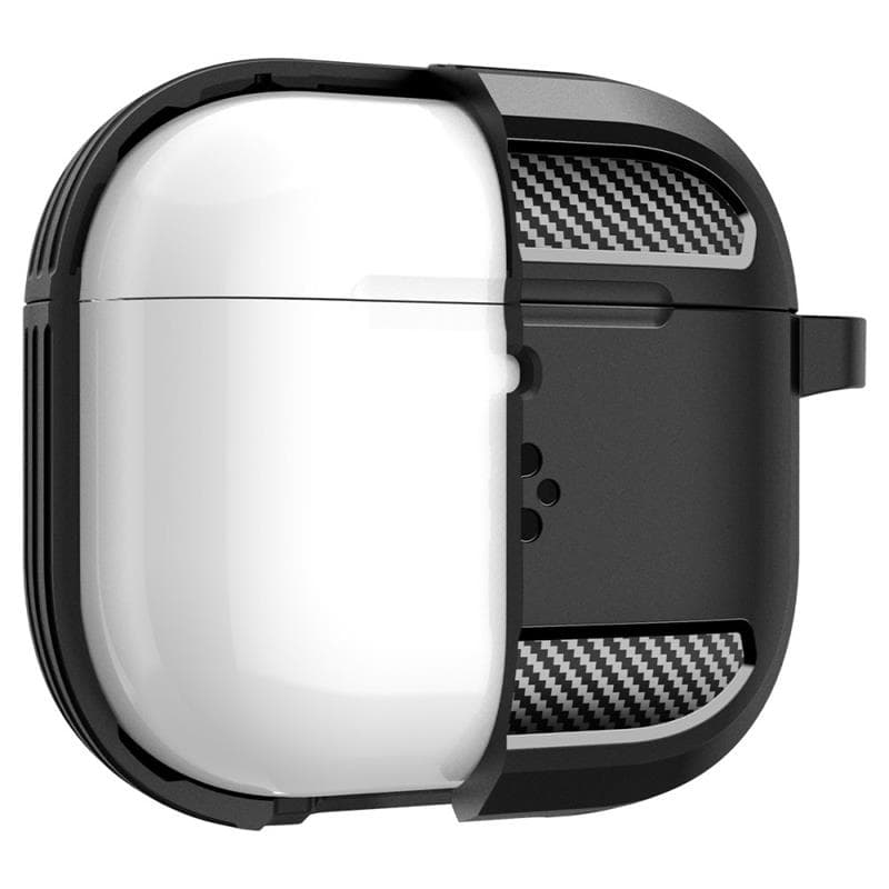 Spigen Rugged Armor - Case for Apple AirPods 4 (Matte Black) 7
