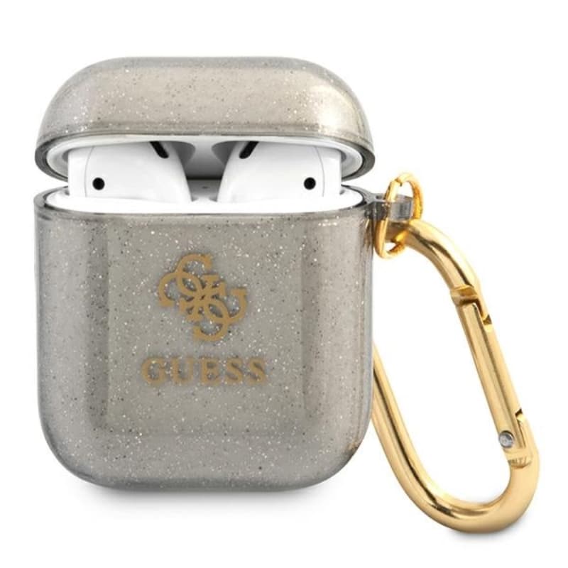 Guess Colored Glitter - Case for Airpods (black) 1