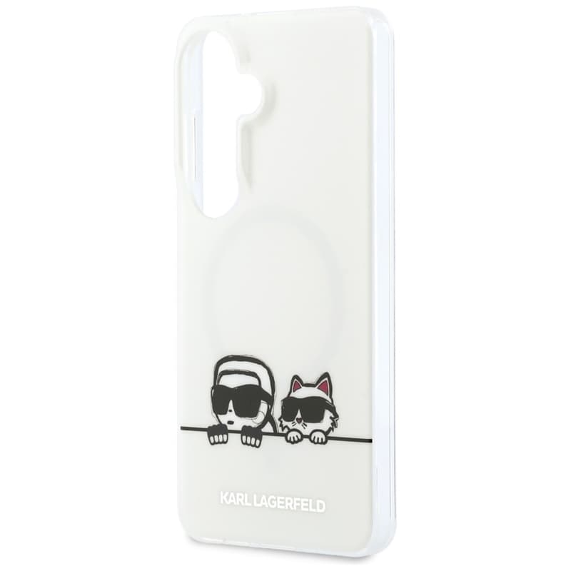 Karl Lagerfeld IML Peekaboo Karl & Choupette MagSafe - Case for Samsung Galaxy S26+ (transparent) 5