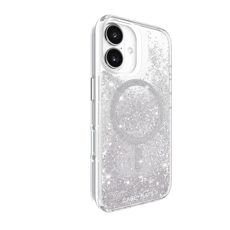 Case-Mate Waterfall MagSafe - Case for iPhone 16 (Silver) 3