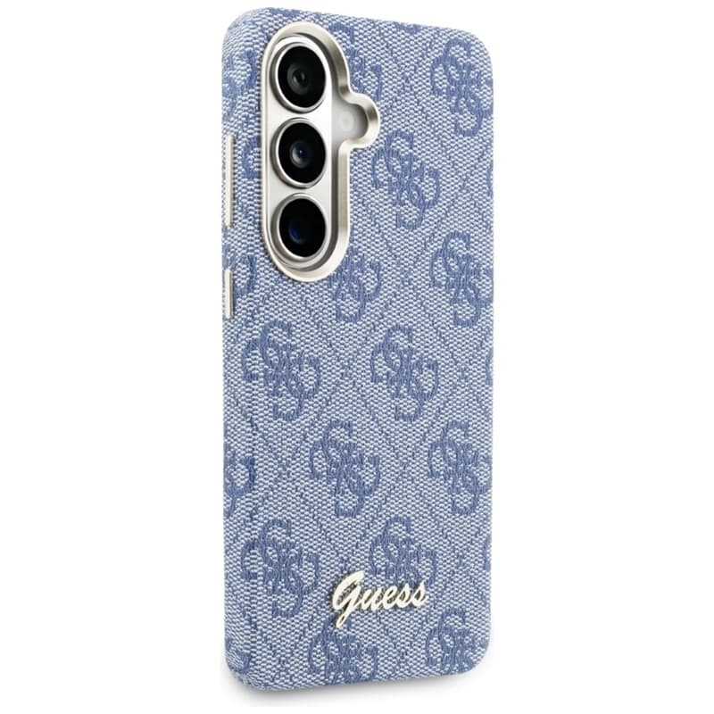 Guess 4G Script MagSafe - Samsung Galaxy S26 Case (Blue) 4