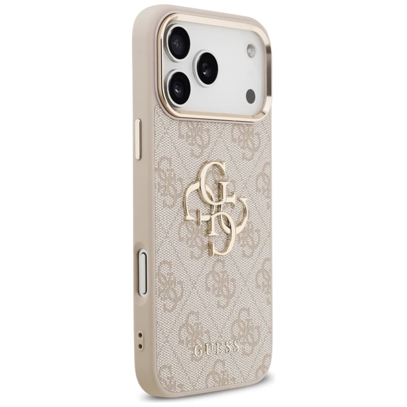 Guess 4G Big 4G Classic Logo - Case iPhone 17 Pro Max (Pink / Gold) 4