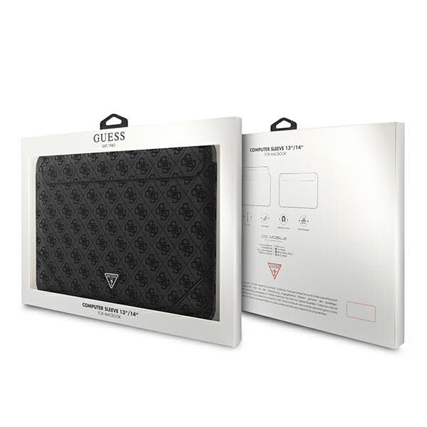 Guess 4G Uptown Triangle Logo Sleeve - Notebook Case 13" / 14" (Black) 4