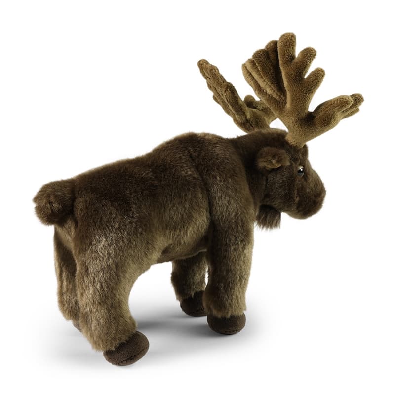 Rappa - Plush realistic moose mascot 24 cm Eco-Friendly 4