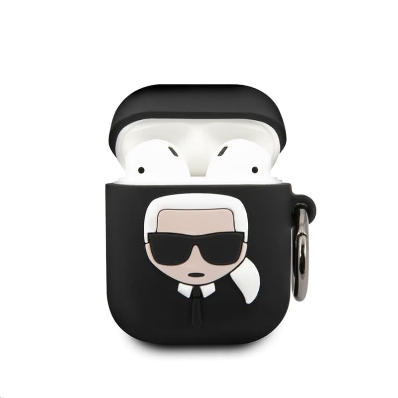 Karl Lagerfeld Bundle Ikonik - Case set for Apple Airpods 1/2 + Power Bank with mirror 2