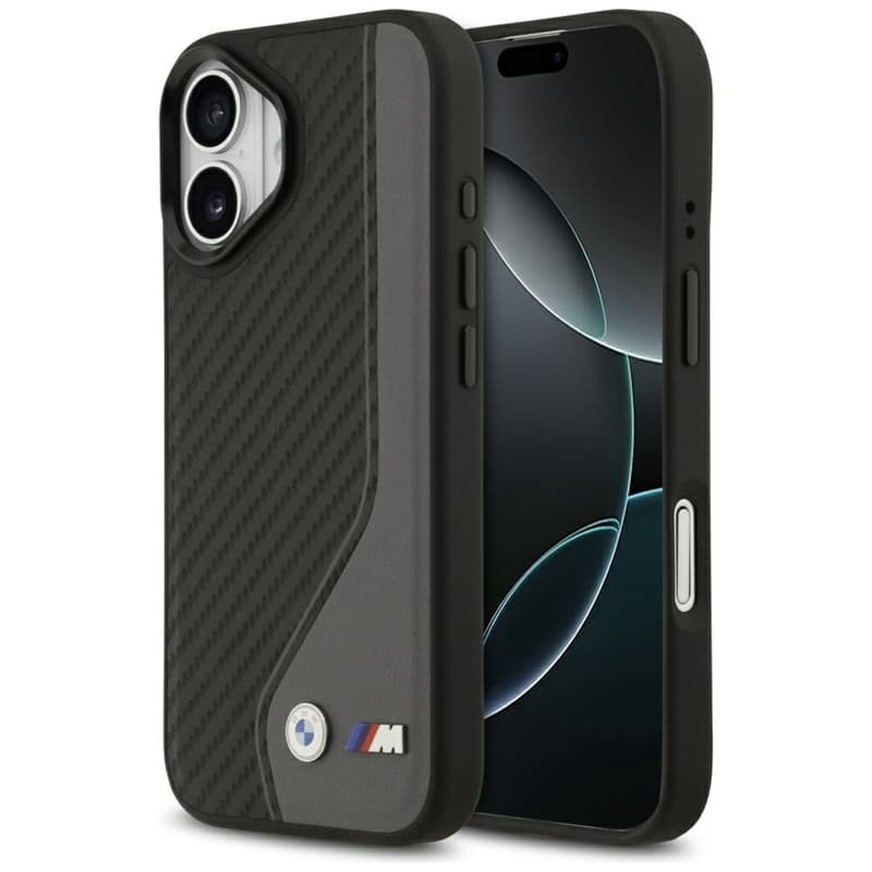 BMW M Carbon Logo MagSafe - Case iPhone 17 (anthracite) 1